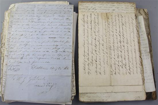 Merchant Naval interest - an archive of letters principally from the 1830-50s relating to trade